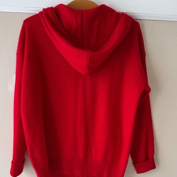 Charter Club Luxury Red Cashmere Sweater - Picture 6 of 11